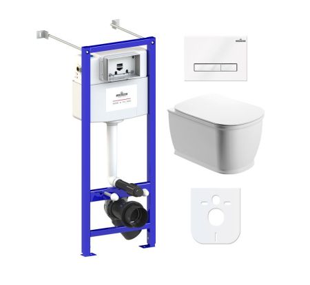 Комплект 6 в 1 Lavinia Boho Bell Pro Rimless 77050129, премиум со стеклянной клавишей, артикул 77050129