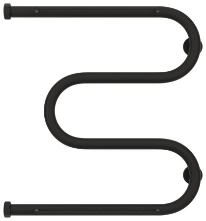 Полотенцесушитель водяной "М-обр.+" 2П 500х500 Н. Г. 1" (МУАР Темный Титан), артикул 15-4008-5050