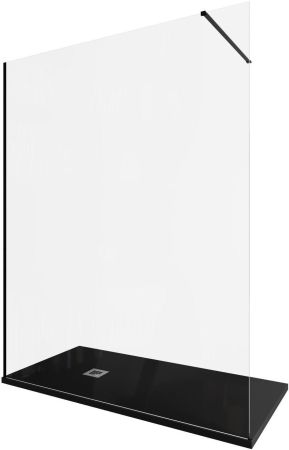 Душевая перегородка Allen Brau Infinity 1 160 3.21033.BBA черный браш, артикул 3.21033.BBA