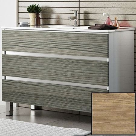 Тумба с раковиной SanVit Кубэ-3 80 kkube3080 с фактурой под дерево Карпатская ель, артикул kkube3080