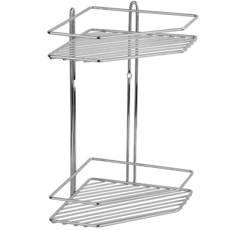 Полка корзина Fora P 22 угловая Хром