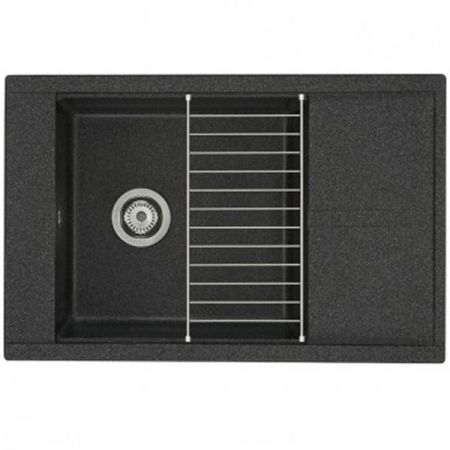 Кухонная мойка Акватон Делия 78 1A715132DE210 Графит, артикул 1A715132DE210