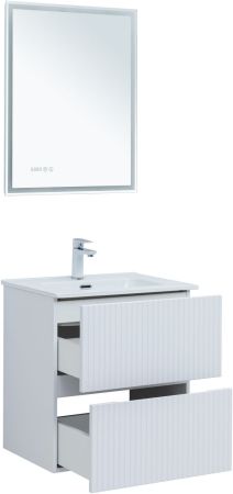 Тумба под раковину Aquanet Джейн 60 белый матовый, артикул 00313284