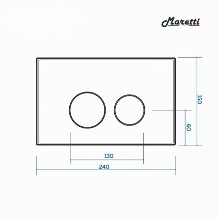 Комплект Maretti 3 в 1: унитаз EA10PBM73-844, инсталляция AC11P5211, кнопка AC12EA-015, артикул EA73EA01552