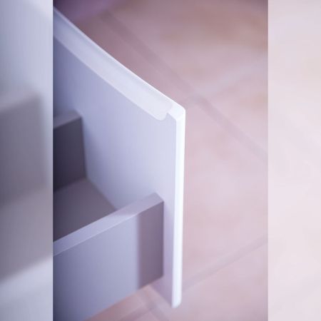 Тумба под раковину подвесная Бриклаер ВЕГА белый , 60 см, артикул 4627125414053