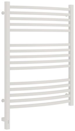 Полотенцесушитель, Сунержа, Аркус 3.0, электрический, ширина, мм-630, глубина, мм-115, высота, мм-920, межосевое расстояние-600, подключение-нижнее слева, электрокомплект-МЭМ, мощность, Вт-300, материал-нержавеющая сталь, цвет-белый матовый, артикул 30-5704-8060