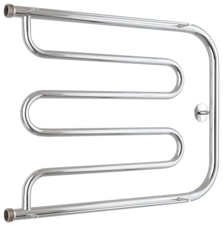 Полотенцесушитель "СТИЛЬЕ" ТАНДЕМ 2П 500х650 резьба-сгон 1" (Без покрытия)