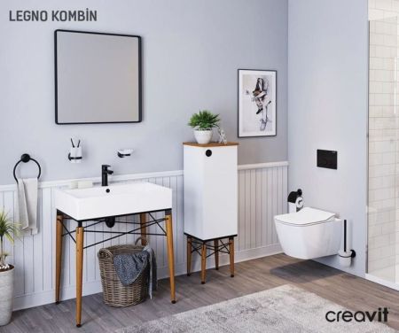 Унитаз Creavit Elegant EG321-11CB00E-0000 подвесной Белый без сиденья, артикул EG321-11CB00E-0000