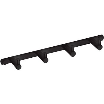 Планка DARK с 4-мя крючками , черный