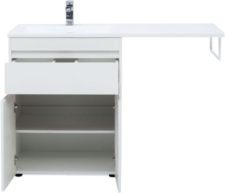 Тумба под раковину Aquanet Токио 68 белый (напольная, 1 ящик, 2 дверцы), артикул 00237746