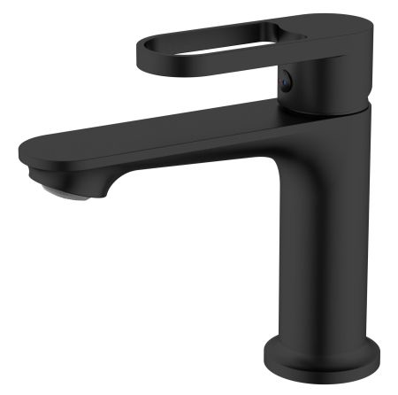 Смеситель Harbor Black для раковины, без донного клапана, артикул: HR26MB, артикул HR26MB