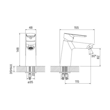 Смеситель для раковины IDDIS Cloud (CLOSB00i01), артикул CLOSB00i01