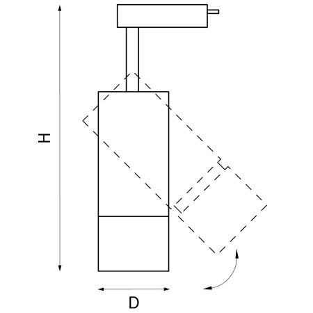 Светильник светодиодный для 1-фазного трека Volta Lightstar 229336, артикул 229336