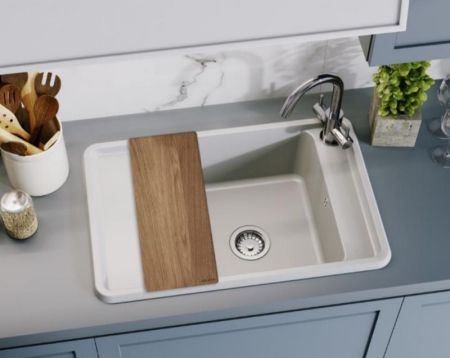 Кухонная мойка Акватон Беллис 78 1A725032BS240 Жемчуг, артикул 1A725032BS240