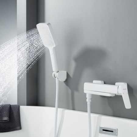 Смеситель для ванны Shevanik S9952C, белый, артикул S9952C