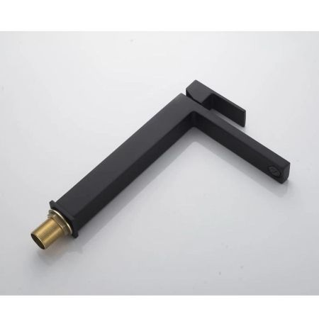 Смеситель для раковины высокий Knotlor KN-24/BL, черный, артикул KN-24/BL