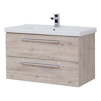 Тумба под раковину подвесная Dreja Gio 80 см, дуб кантри