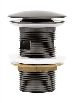 CZR-SAT-IN Донный клапан с системой "Клик-клак" с переливом, сатин