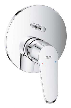 Смеситель для ванны GROHE Eurodisc Cosmopolitan, внешняя монтажная часть, хром (24056002), артикул 24056002