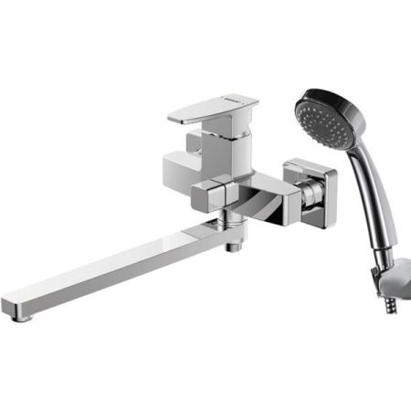 Смеситель для ванны Bravat Riffle F672106C-LB универсальный Хром