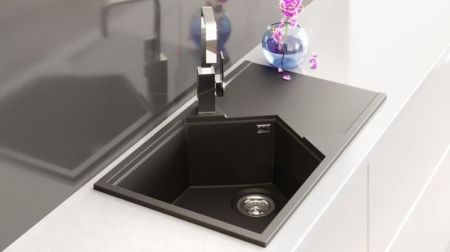 Кухонная мойка KitKraken Sea White 85 Белая, артикул K-850.9010