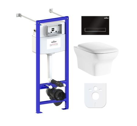 Комплект 6 в 1 Lavinia Boho Bristol Rimless 77050196, премиум с пластиковой клавишей, артикул 77050196