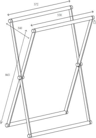 Корзина для белья Allen Brau Priority сталь/серый, артикул 00312046