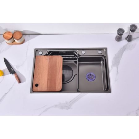 Мойка для кухни Fmark FSC7846Q, сатин