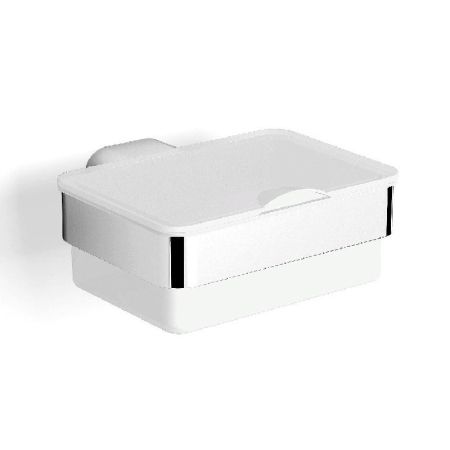 Мыльница Langberger Lugano 24073A с крышкой Хром, артикул 24073A