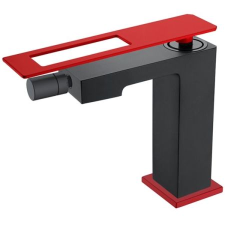 Смеситель Q для биде BLACK RED _Комплект, артикул 146-BR