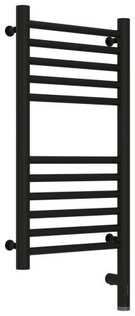 Полотенцесушитель, Сунержа, Богема 3.0, электрический, ширина, мм-332, глубина, мм-75, высота, мм-600, подключение-справа, электрокомплект-МЭМ, материал-нержавеющая сталь, цвет-черный матовый