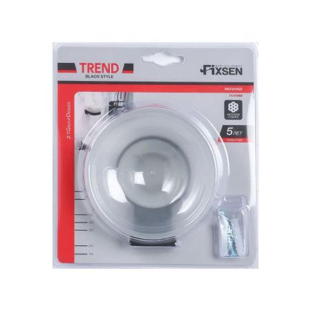 Мыльница FIXSEN TREND FX-97808, черный, артикул FX-97808