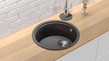 Кухонная мойка KitKraken Lake Graphite 51 Темно-серая, артикул O-510.7024