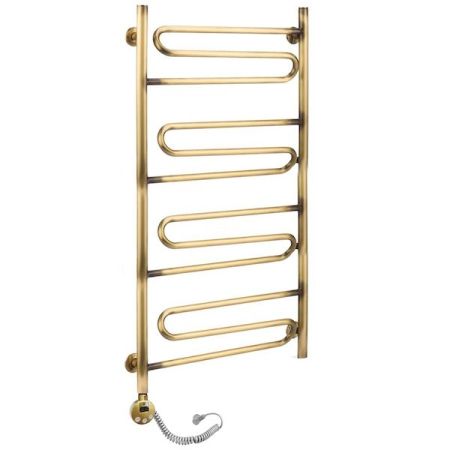 Электрический полотенцесушитель Domoterm Офелия П12 500*950 АБР E L Античная бронза, артикул ОфелияП12500*950АБРEL