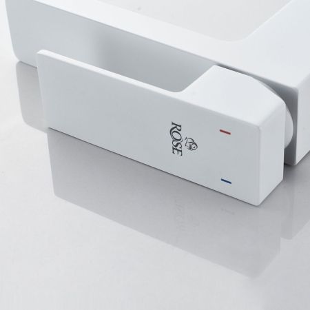 Смеситель для раковины Rose R1801C-1, белый