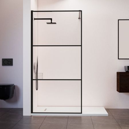 Душевая перегородка RGW WA-09B (Ribbed (Ребристое), 900), артикул 06100909-224