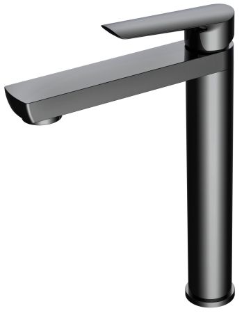 Смеситель Lagos Gun Metal для раковины, высокий, артикул: LG25GM, артикул LG25GM