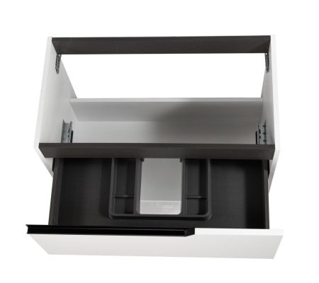 Комплект мебели Visobath Eleven, 800 мм левый, цвет белый матовый лак (B-Ada), артикул 85601/B-Ada/EL