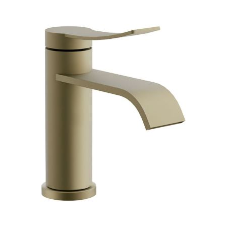 Смеситель для раковины BELZ B10812-5, брашированное золото