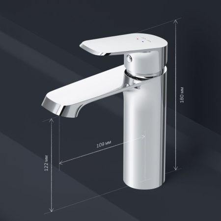 F8F02100 Func, смеситель для умывальника, хром, артикул F8F02100