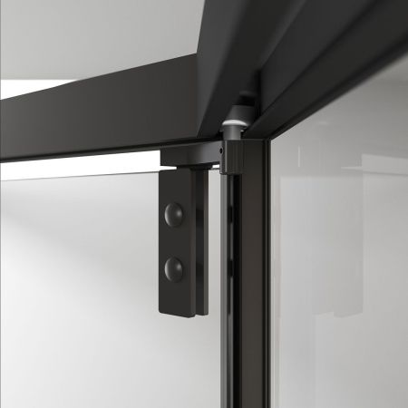 Душевой уголок Show VSP1-4SH100CLB, 1000*1000, черный, стекло прозрачное, артикул VSP1-4SH100CLB