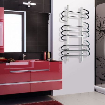 Электрический полотенцесушитель Grota Rivolo 50x60 Хром, артикул 