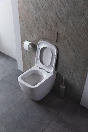 Чаша приставного унитаза Allen Brau Infinity 4.21003.20 белый глянец, артикул 4.21003.20