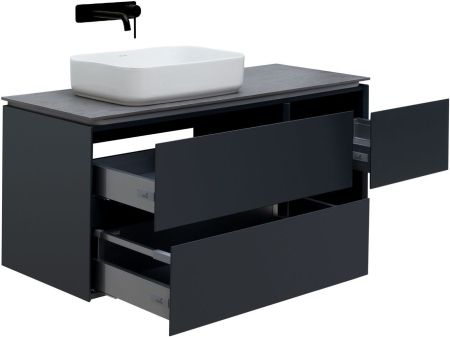 Тумба под раковину Allen Brau Infinity 120 1.21005.AM L антрацит матовый, артикул 1.21005.AM