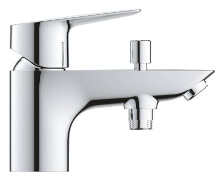 Смеситель на бортик ванны GROHE BauEdge, монтаж на 1 отверстие, хром (23562001), артикул 23562001