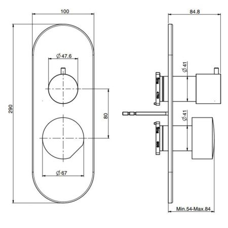 FIMA|Carlo Frattini SO Ручка для смесителя, цвет хром