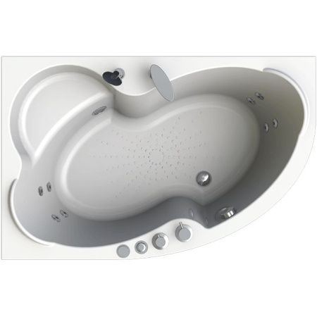 Акриловая ванна Radomir Wachter Ирма 1 169x110 форсунки Белые L с гидромассажем