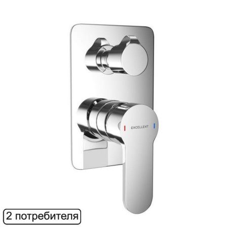 Смеситель для душа скрытого монтажа EXCELLENT Oxalia AREX.9045CR (хром)