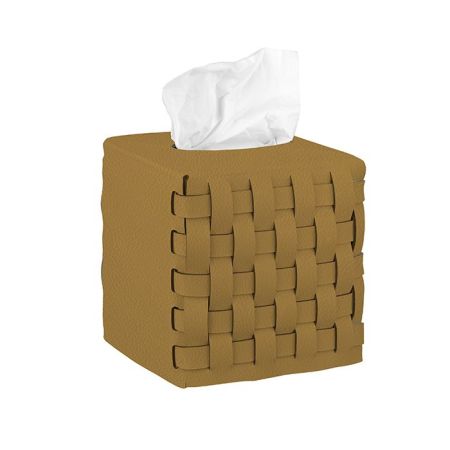 ADJ Салфетница Bottega, 12х12хH12 см., цвет: горчичный/оливковый, артикул 0115.40/55