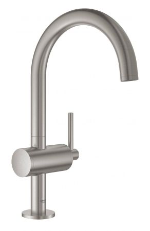 Смеситель GROHE Atrio New однорычажный для раковины на 1 отверстие, суперсталь (32042DC3)